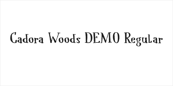 Cadora Woods DEMO Regular Logo