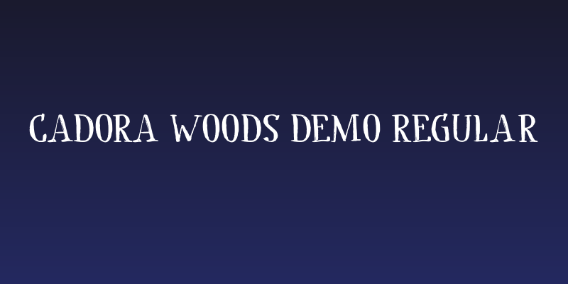 Cadora Woods DEMO Regular Social Header