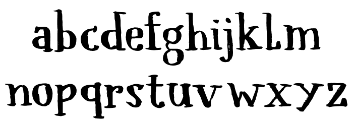 Cadora Woods DEMO Regular Font LOWERCASE
