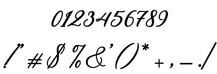 CadosaScript Font OTHER CHARS