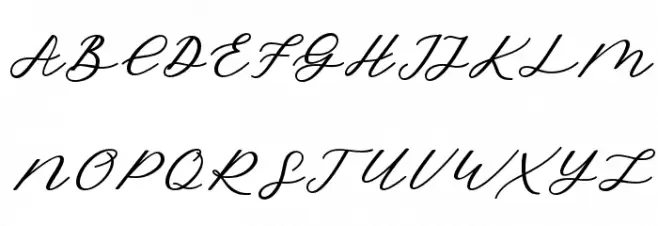 CadosaScript Font Litere mari