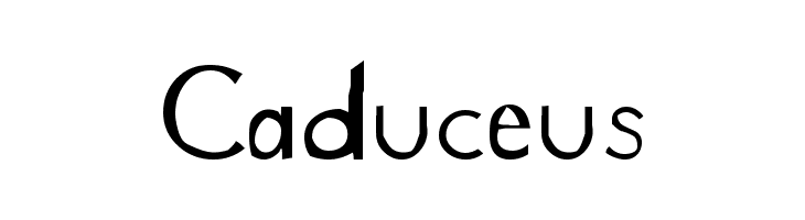 Caduceus  नि: शुल्क फ़ॉन्ट्स डाउनलोड