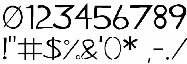 Caduceus Font OTHER CHARS