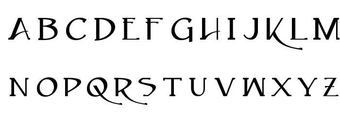 Caeldera Font LOWERCASE