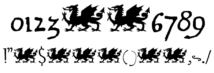 Caerphilly DEMO Regular Font OTHER CHARS