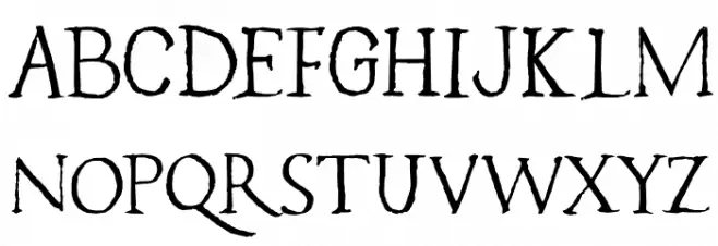 Caerphilly DEMO Regular Font Litere mari