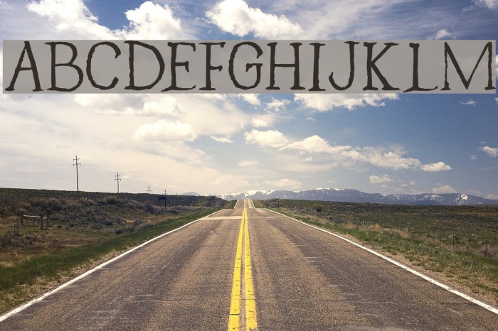 Caerphilly DEMO Regular Font examples
