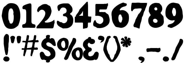 Caesar Little SS Font OTHER CHARS