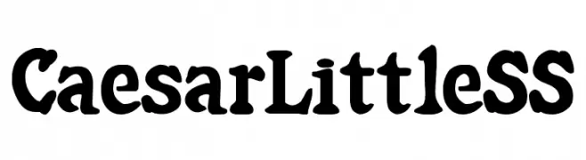 Caesar Little SS  Free Fonts Download