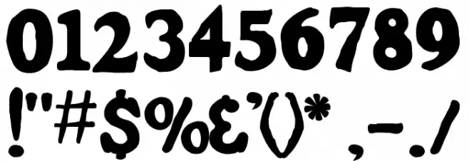 Caesar Little SS Font OTHER CHARS