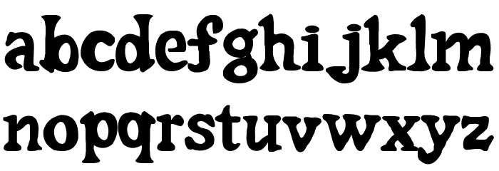 Caesar Little SS Font LOWERCASE