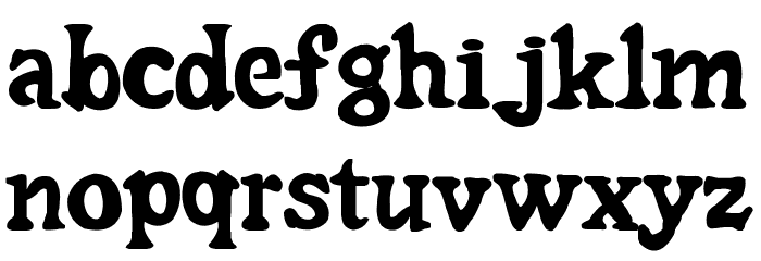Caesar Little SS Font LOWERCASE