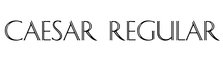 Caesar Regular  Fuentes Gratis Descargar