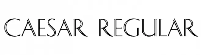 Caesar Regular  Fuentes Gratis Descargar