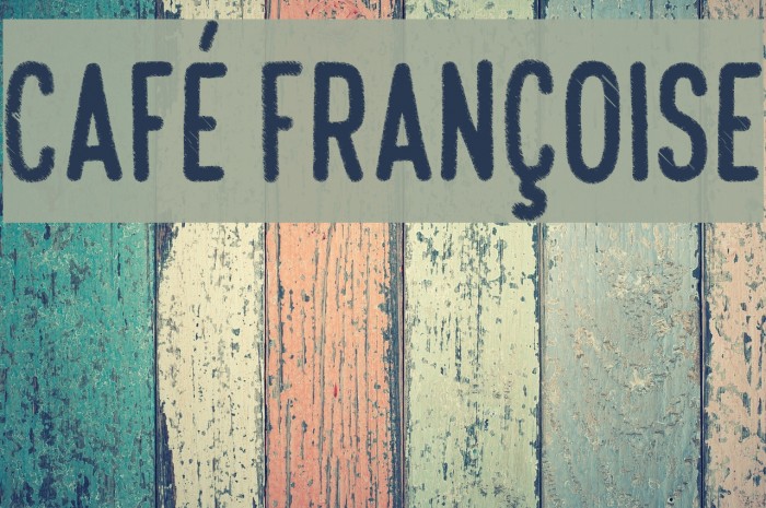 Café Françoise Font examples