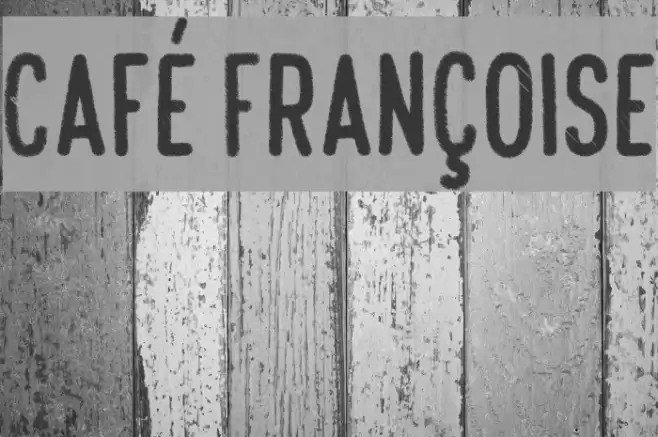 Café Françoise Font examples