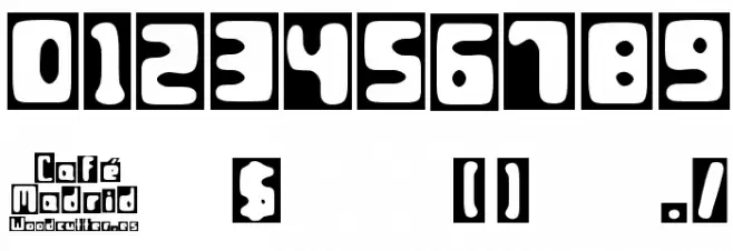 Café Madrid Font OTHER CHARS