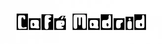 Café Madrid  font caratteri gratis