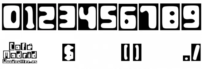 Café Madrid Font OTHER CHARS