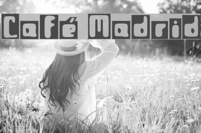 Café Madrid Font examples