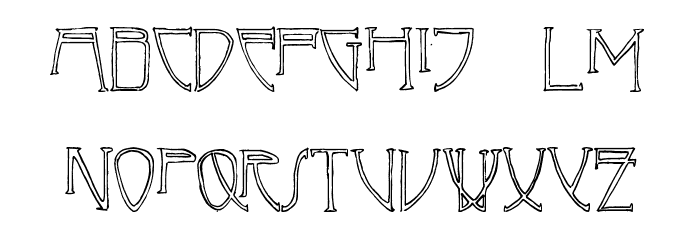 Café Norden Font LOWERCASE