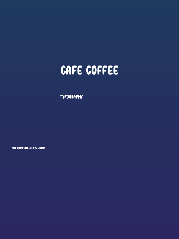 Cafe Coffee Poster