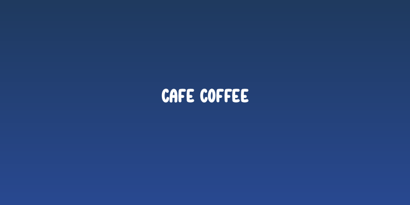 Cafe Coffee Social Header
