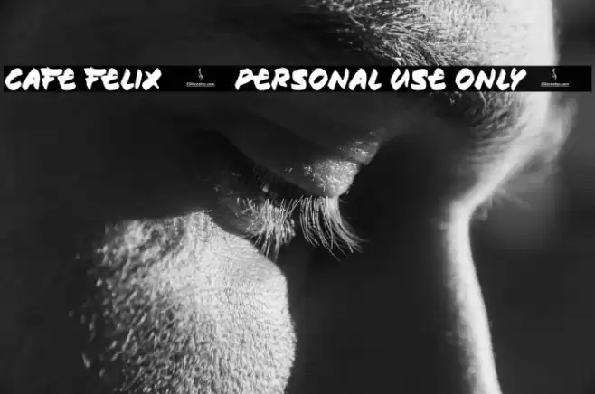 Cafe Felix [Personal Use Only] Шрифта examples