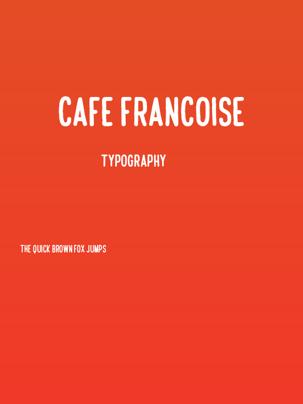Cafe Francoise Poster
