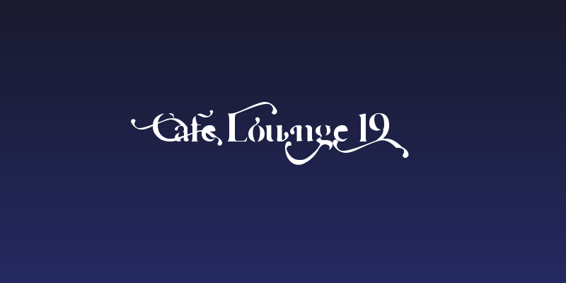 Cafe Lounge 19 Social Header