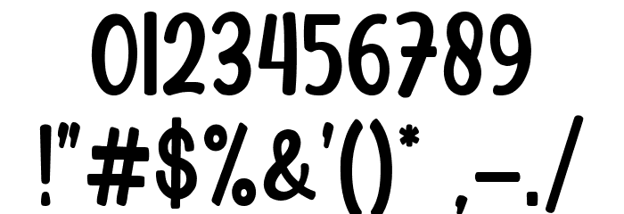 Cafe Matcha Font OTHER CHARS
