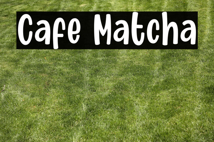 Cafe Matcha Example 1