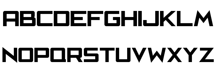 Cafe Nero M54 Font LOWERCASE