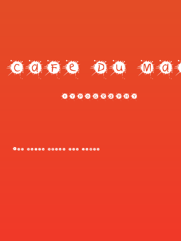 Cafe du Matin Poster