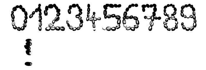 CafeTime Font OTHER CHARS