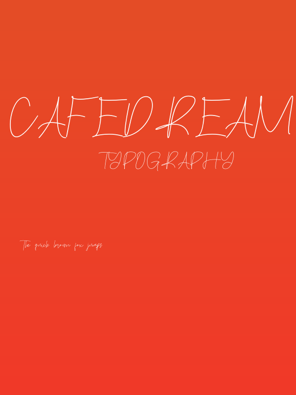 Cafedream Poster