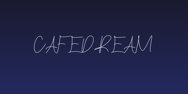 Cafedream Social Header