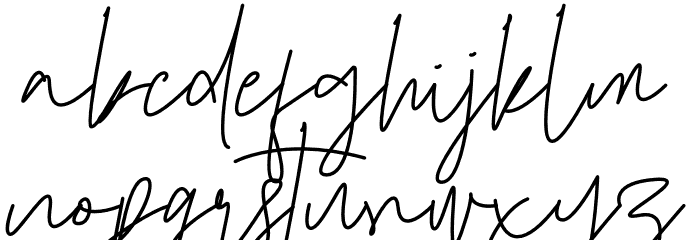 Cafedream Font LOWERCASE