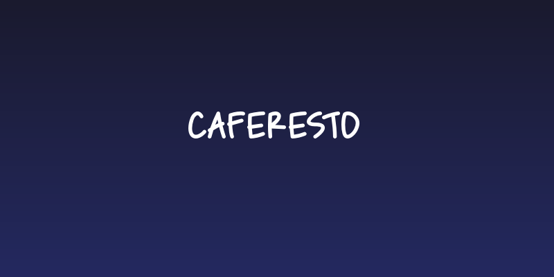 Caferesto Social Header
