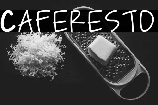 Caferesto Font examples
