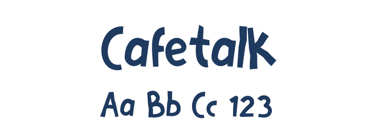 Cafetalk Font Preview
