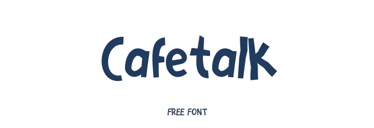 Cafetalk  les polices de caract&egrave;res gratuit t�l�charger
