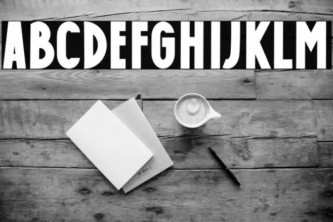 Caffe Bold Schriftart examples