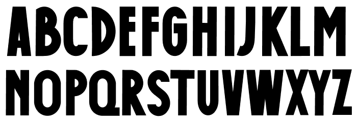 Caffe Bold Schriftart Kleinbuchstaben
