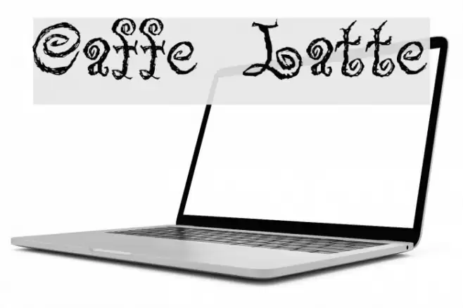 Caffe Latte フォント examples