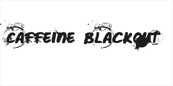 Caffeine Blackout Logo