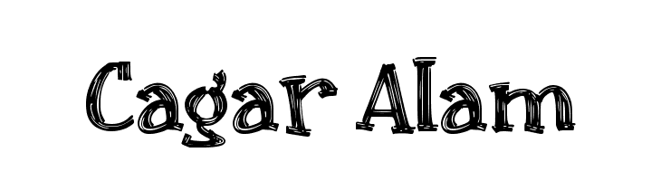 Cagar Alam  font caratteri gratis