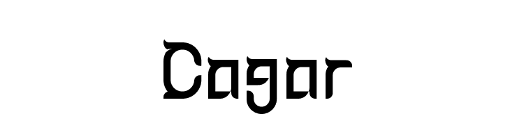 Cagar  Free Fonts Download