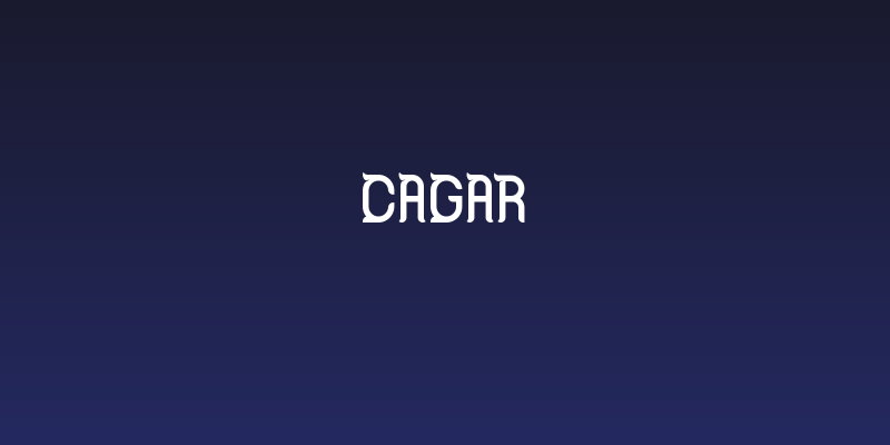 Cagar Social Header