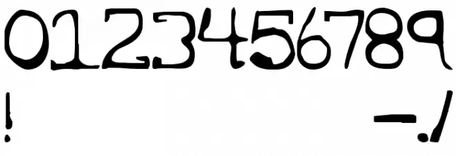 Cage Regular Font OTHER CHARS